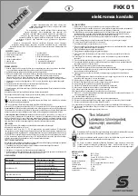 Предварительный просмотр 4 страницы Somogyi Home FKK 01 Instruction Manual