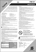 Предварительный просмотр 5 страницы Somogyi Home FKK 01 Instruction Manual