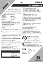 Предварительный просмотр 10 страницы Somogyi Home FKK 01 Instruction Manual