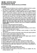 Предварительный просмотр 21 страницы Somogyi home FKK 10 Instruction Manual