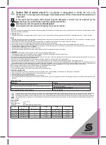 Preview for 4 page of Somogyi home FKOS 9M Instruction Manual