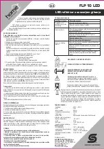 Preview for 8 page of Somogyi home FLP 10 LED Instruction Manual