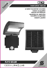 Preview for 1 page of Somogyi home FLP 6 SOLAR Instruction Manual