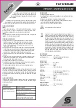 Preview for 6 page of Somogyi home FLP 6 SOLAR Instruction Manual