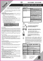 Preview for 3 page of Somogyi home FLP20SMD Instruction Manual