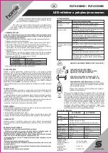 Preview for 9 page of Somogyi home FLP20SMD Instruction Manual