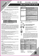 Preview for 10 page of Somogyi home FLP20SMD Instruction Manual