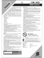 Preview for 4 page of Somogyi Home FMC 1000 Instruction Manual