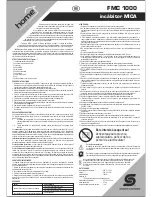 Preview for 6 page of Somogyi Home FMC 1000 Instruction Manual