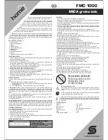 Preview for 8 page of Somogyi Home FMC 1000 Instruction Manual