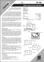 Preview for 3 page of Somogyi home FZ 50 Instruction Manual