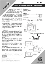 Preview for 5 page of Somogyi home FZ 50 Instruction Manual