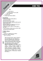 Preview for 7 page of Somogyi Home HSK 110 Instruction Manual