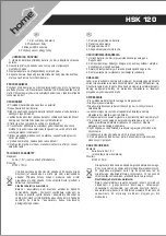 Preview for 6 page of Somogyi home HSK 120 Instruction Manual