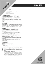 Preview for 7 page of Somogyi home HSK 120 Instruction Manual