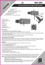 Preview for 3 page of Somogyi Home HSK200 Instruction Manual