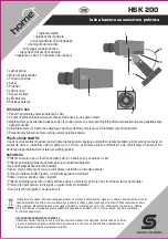 Preview for 7 page of Somogyi Home HSK200 Instruction Manual