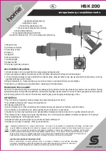 Preview for 10 page of Somogyi Home HSK200 Instruction Manual