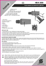 Preview for 11 page of Somogyi Home HSK200 Instruction Manual