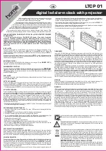 Preview for 3 page of Somogyi home LTCP 01 Instruction Manual