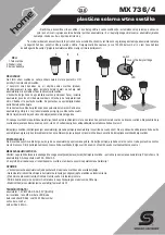 Preview for 9 page of Somogyi home MX 736/4 Instruction Manual