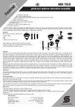 Preview for 8 page of Somogyi Home MX 760 Instruction Manual