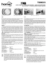 Somogyi home TS MD 5 Quick Manual preview