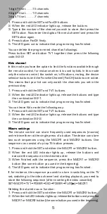 Preview for 5 page of Somogyi home URC 11T Instruction Manual