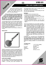 Preview for 2 page of Somogyi Home VKS 03 Instruction Manual