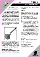 Preview for 5 page of Somogyi Home VKS 03 Instruction Manual