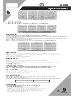 Preview for 4 page of Somogyi M 92X User Manual