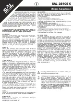 Preview for 4 page of Somogyi SAL 2810SX Instruction Manual