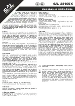 Preview for 10 page of Somogyi SAL 2810SX Instruction Manual