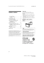 Preview for 20 page of Somy BRAVIA KD-49XF9005 Reference Manual