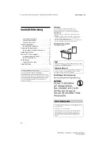 Preview for 136 page of Somy BRAVIA KD-49XF9005 Reference Manual