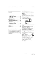 Preview for 188 page of Somy BRAVIA KD-49XF9005 Reference Manual