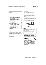 Preview for 204 page of Somy BRAVIA KD-49XF9005 Reference Manual