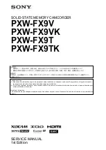 SON PXW-FX9T Service Manual preview