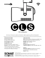 Preview for 1 page of Sonab CLS User Manual