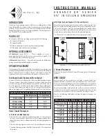 Sonance 521QR Instruction Manual preview