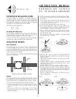 Preview for 2 page of Sonance 521QR Instruction Manual