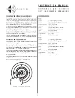 Preview for 3 page of Sonance 521QR Instruction Manual