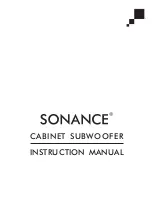 Sonance Cinema Series SUB 10-150 Instruction Manual preview