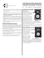 Preview for 4 page of Sonance D-series Instruction Manual