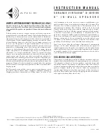 Preview for 6 page of Sonance D-series Instruction Manual