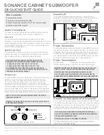 Preview for 1 page of Sonance D8 Quick Start Manual