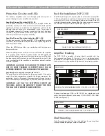 Предварительный просмотр 10 страницы Sonance DSP 2-750 Instruction Manual