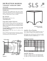 Предварительный просмотр 1 страницы Sonance HS10SUB Instruction Manual