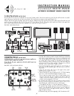 Предварительный просмотр 2 страницы Sonance Industry Upgrade Automatic Secondary Source Selector AL2 Instruction Manual