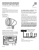 Sonance LANDSCAPE LS48SAT8 Instruction Manual preview